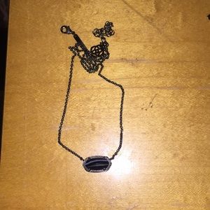 Black Kendra Scott necklace